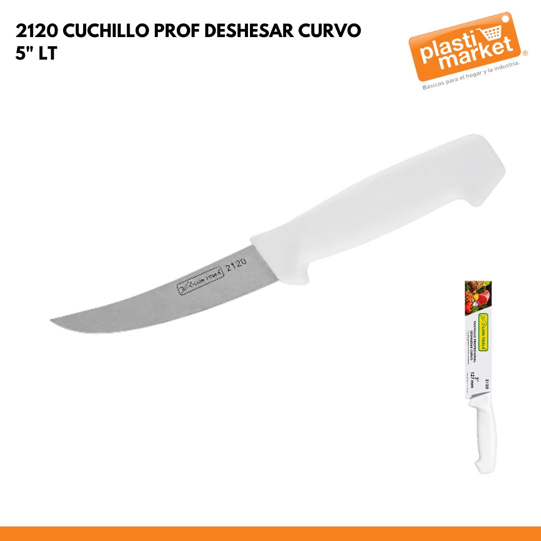 2120 CUCHILLO PROF DESHESAR CURVO 5" LT