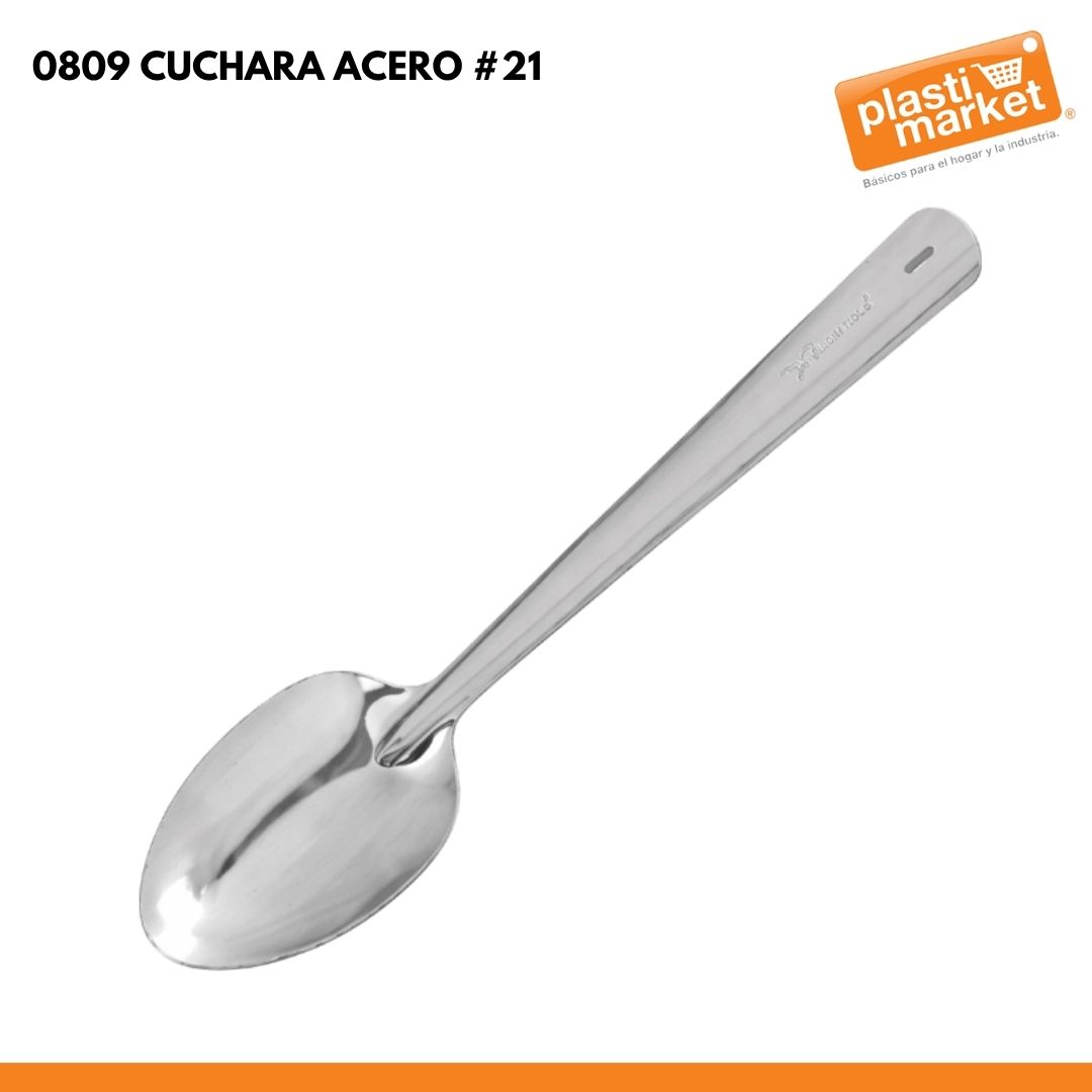0809 CUCHARA ACERO #21