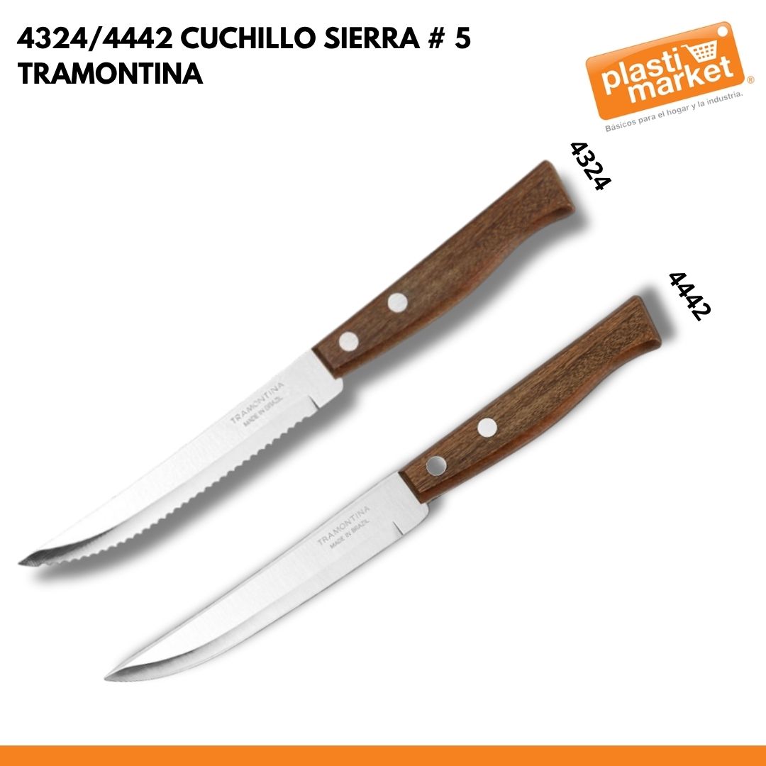 4324/4442 CUCHILLO SIERRA # 5 TRAMONTINA