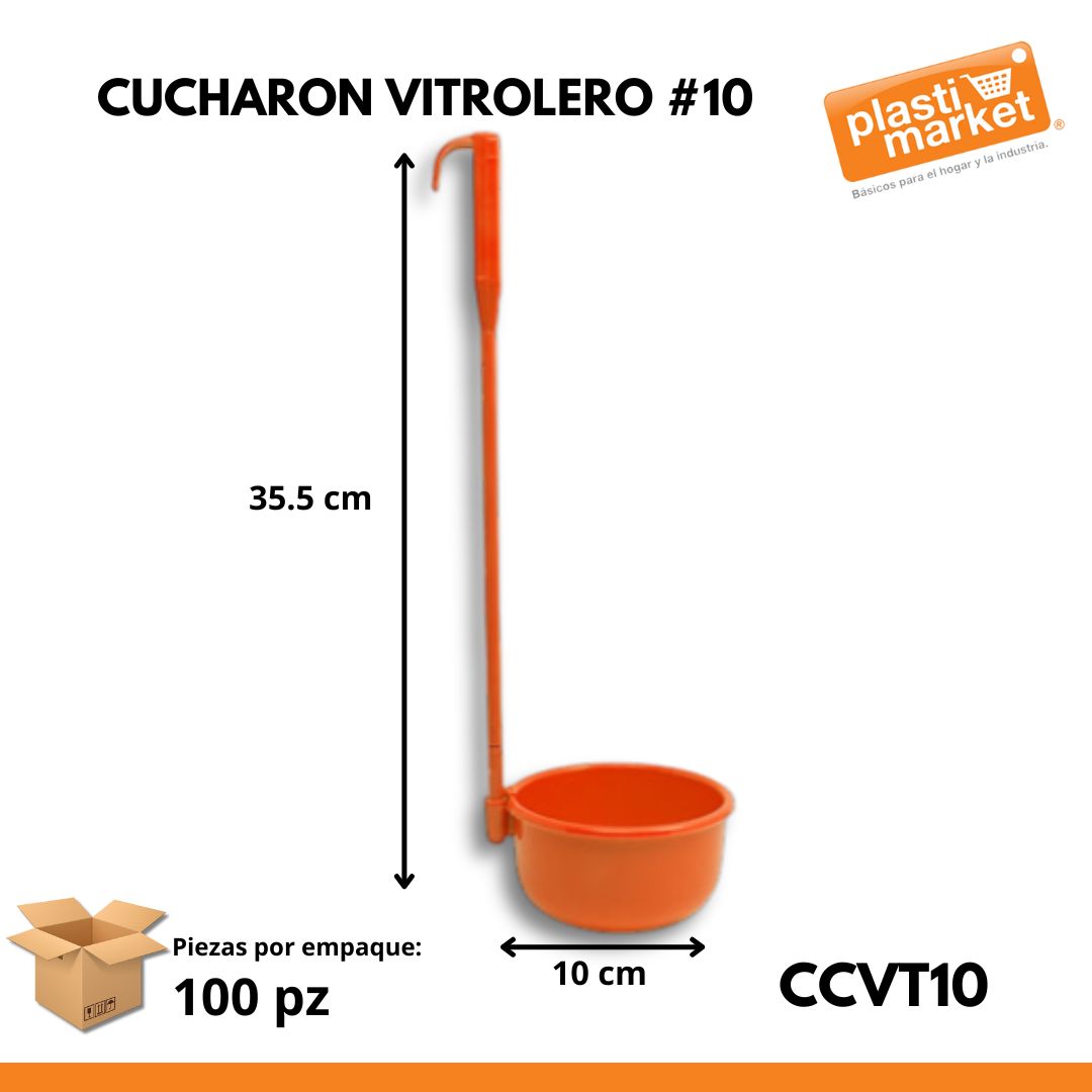 CUCHARON VITROLERO #10