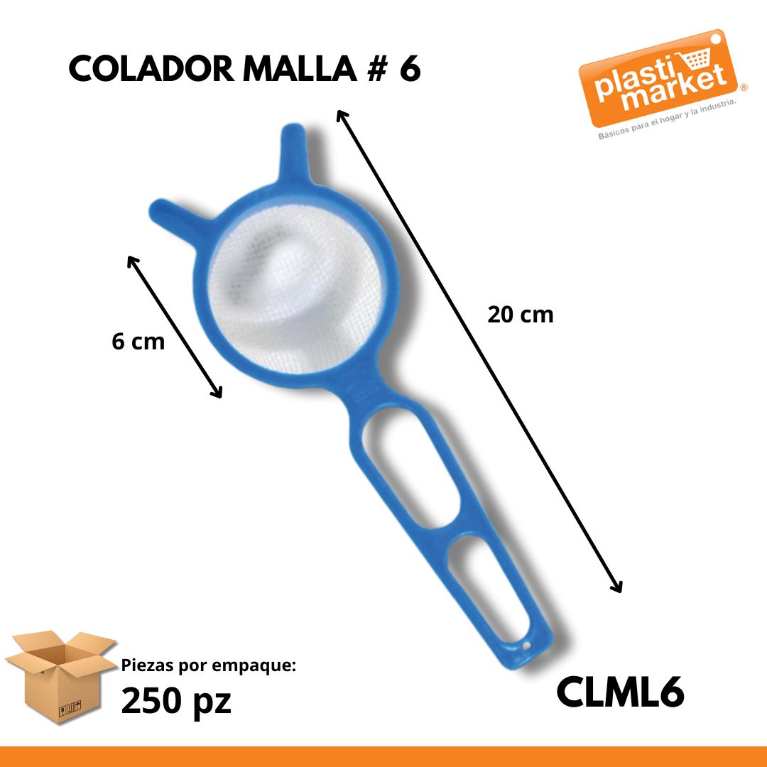 COLADOR MALLA # 6