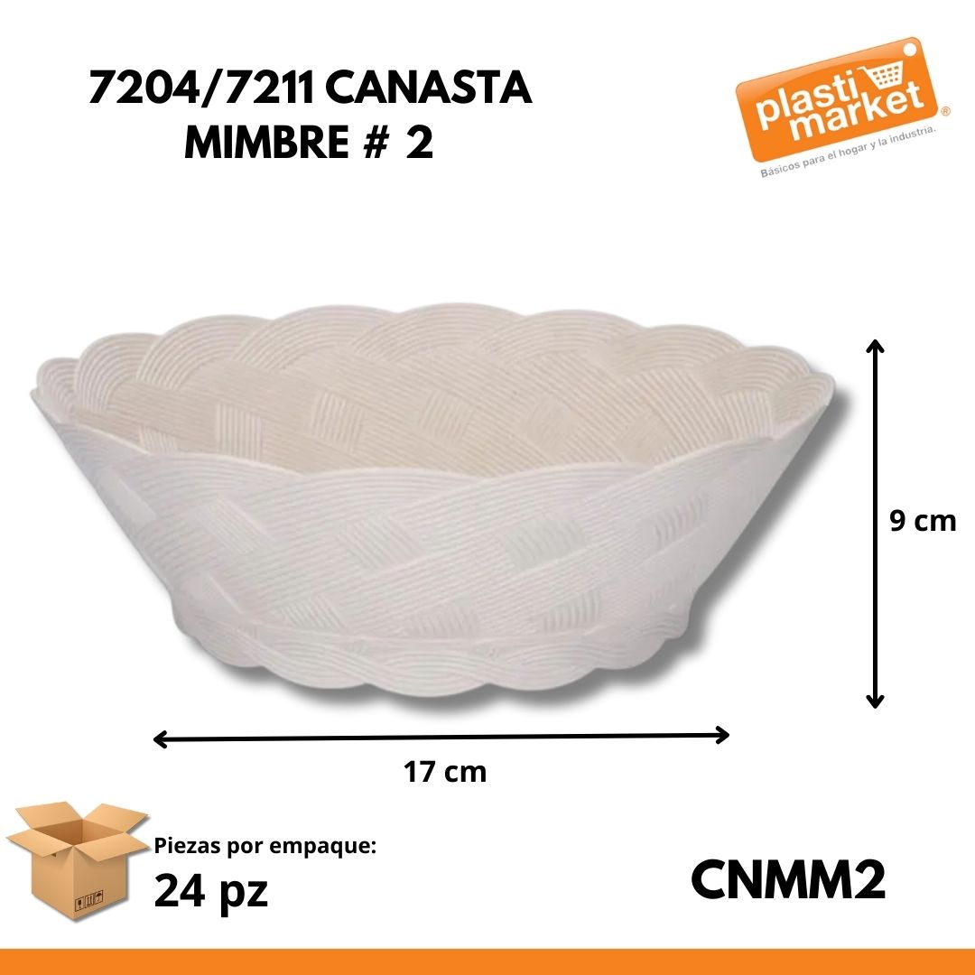 7204/7211 CANASTA MIMBRE # 2