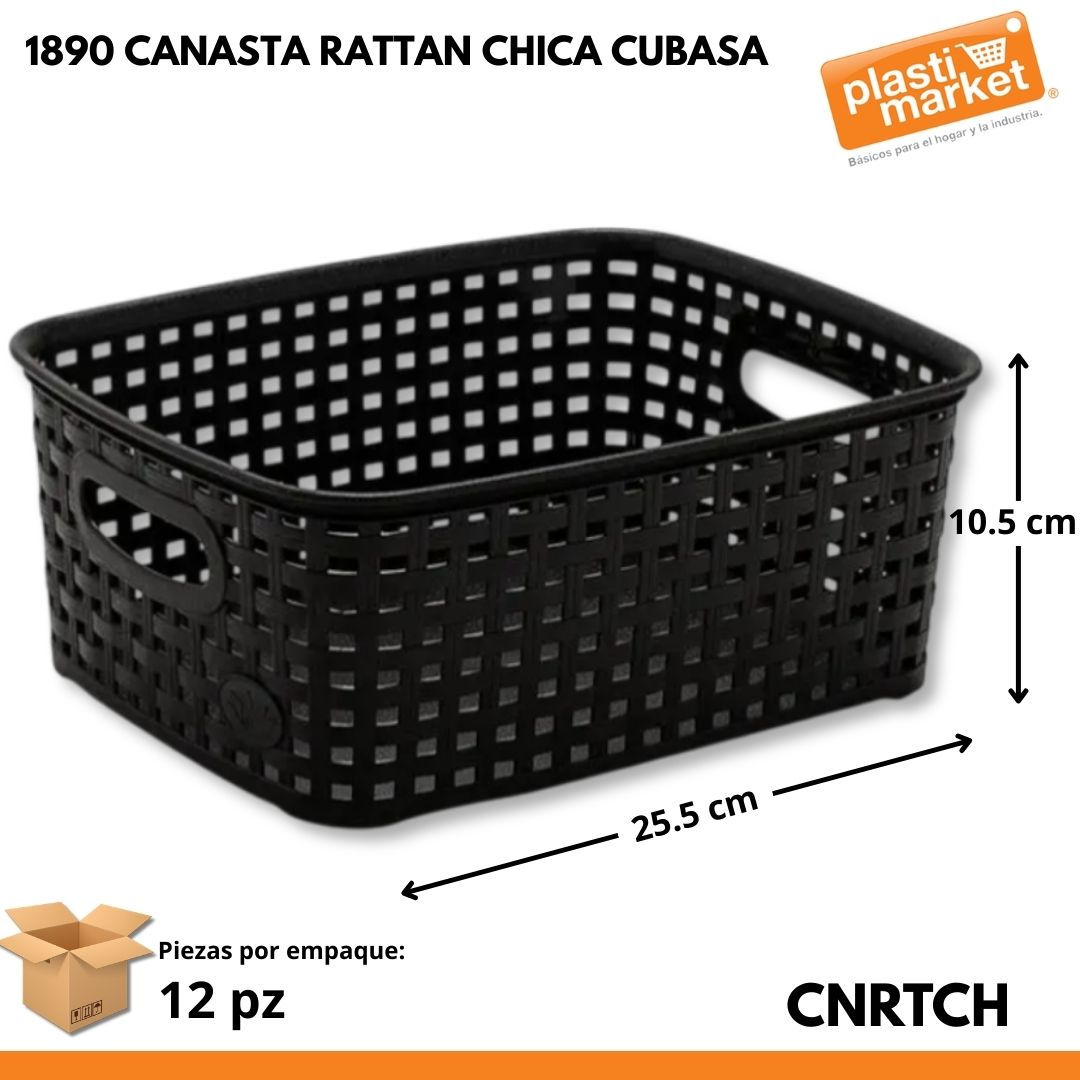 1890 CANASTA RATTAN CHICA CUBASA