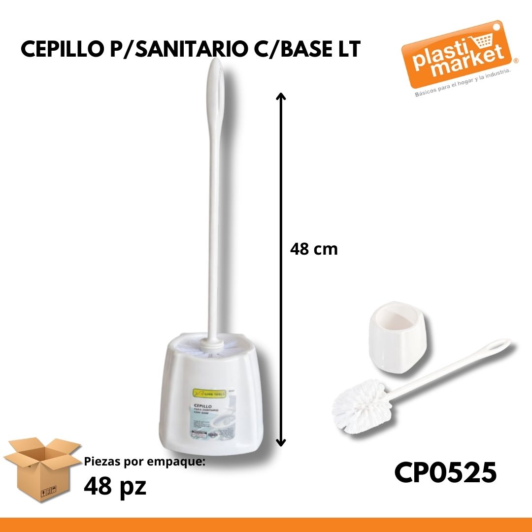 0525 CEPILLO P/SANITARIO C/BASE LT