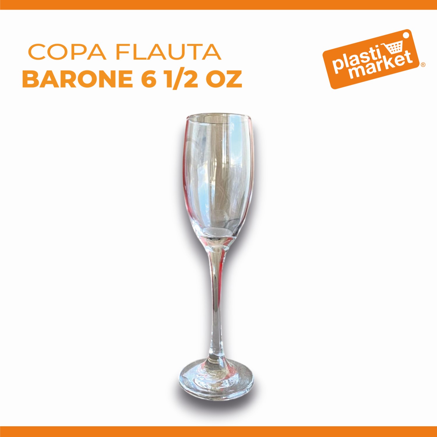 7856 COPA FLAUTA BARONE 6 1/2 OZ.