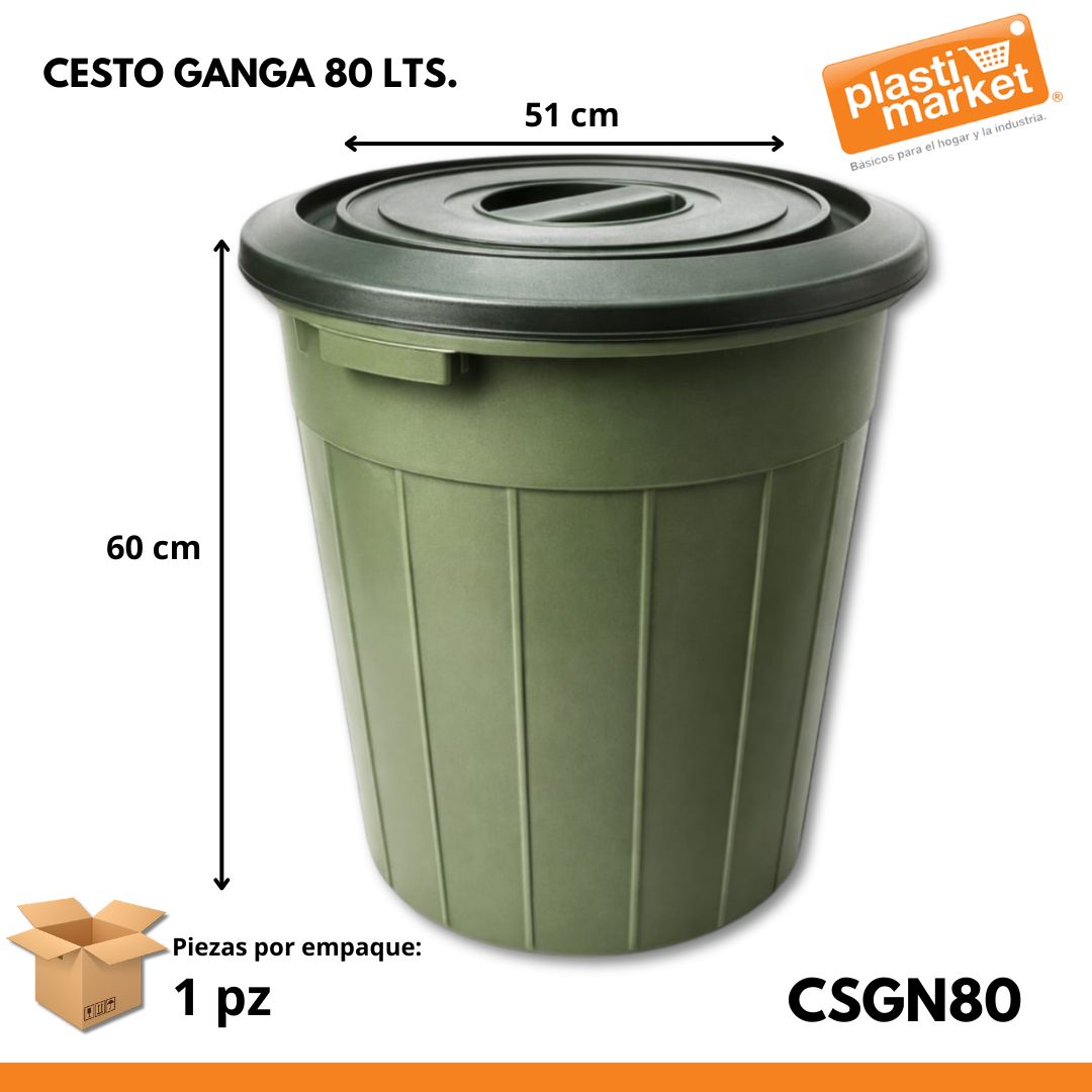 CESTO GANGA 80 LTS.