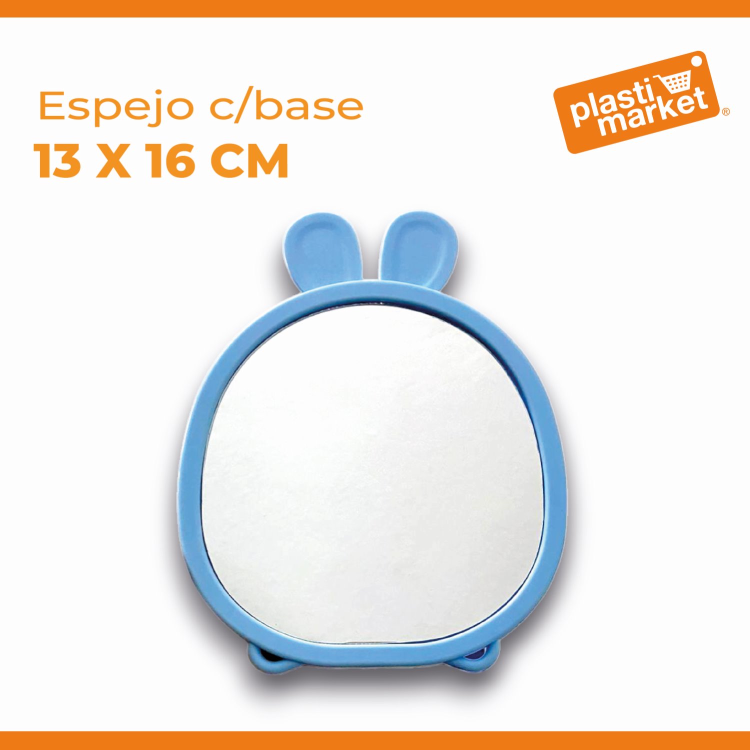CV-0225 ESPEJO C/BASE 13X16 CM.