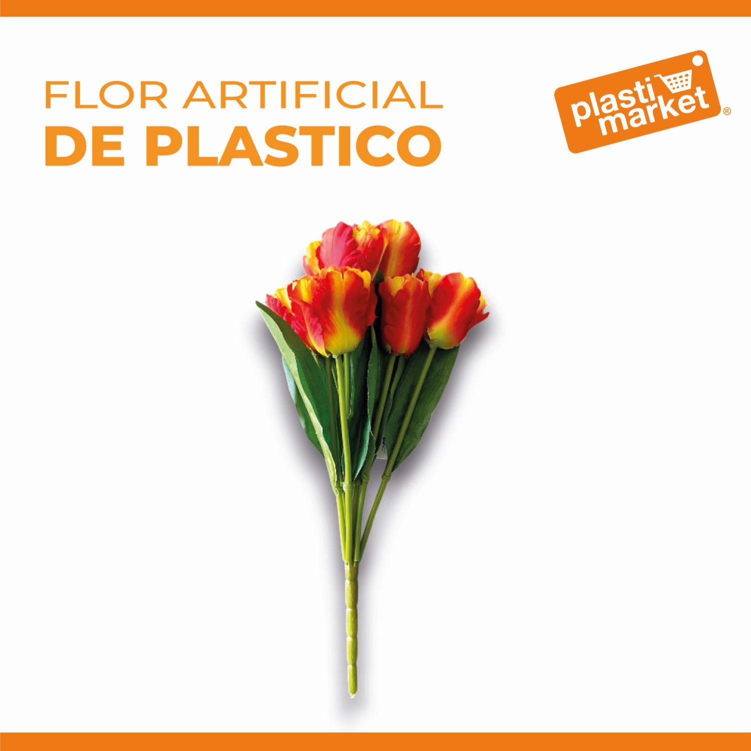 CZ-2510B FLOR ARTIFICIAL DE PLASTICO "OFERTA"