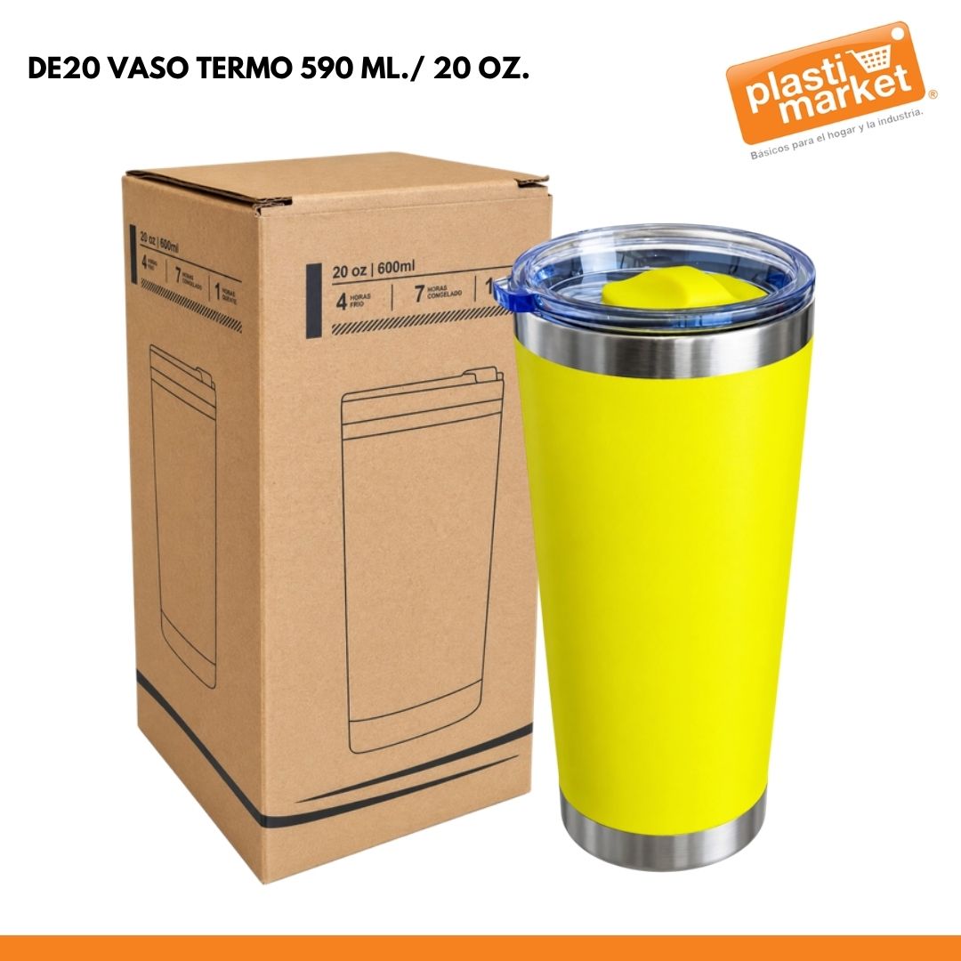 DE20 VASO TERMO 590 ML./ 20 OZ.