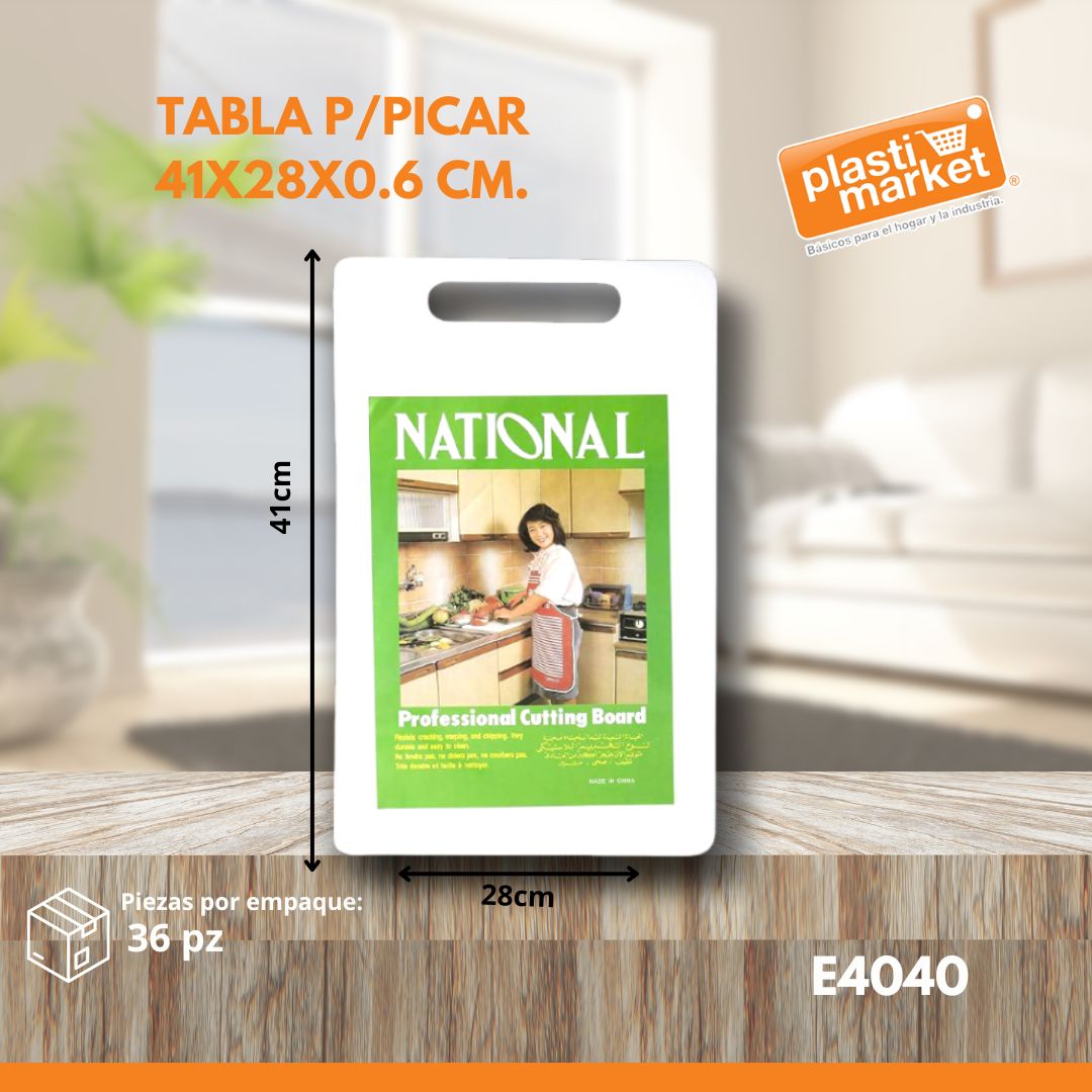 E4040 TABLA P/PICAR 41X28X0.6 CM.