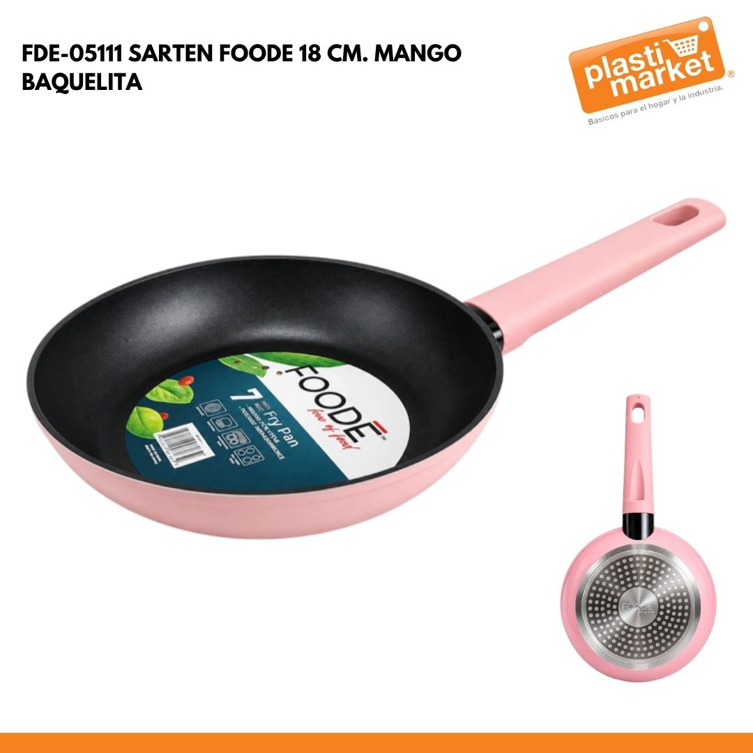 FDE-05111 SARTEN FOODE 18 CM. MANGO BAQUELITA