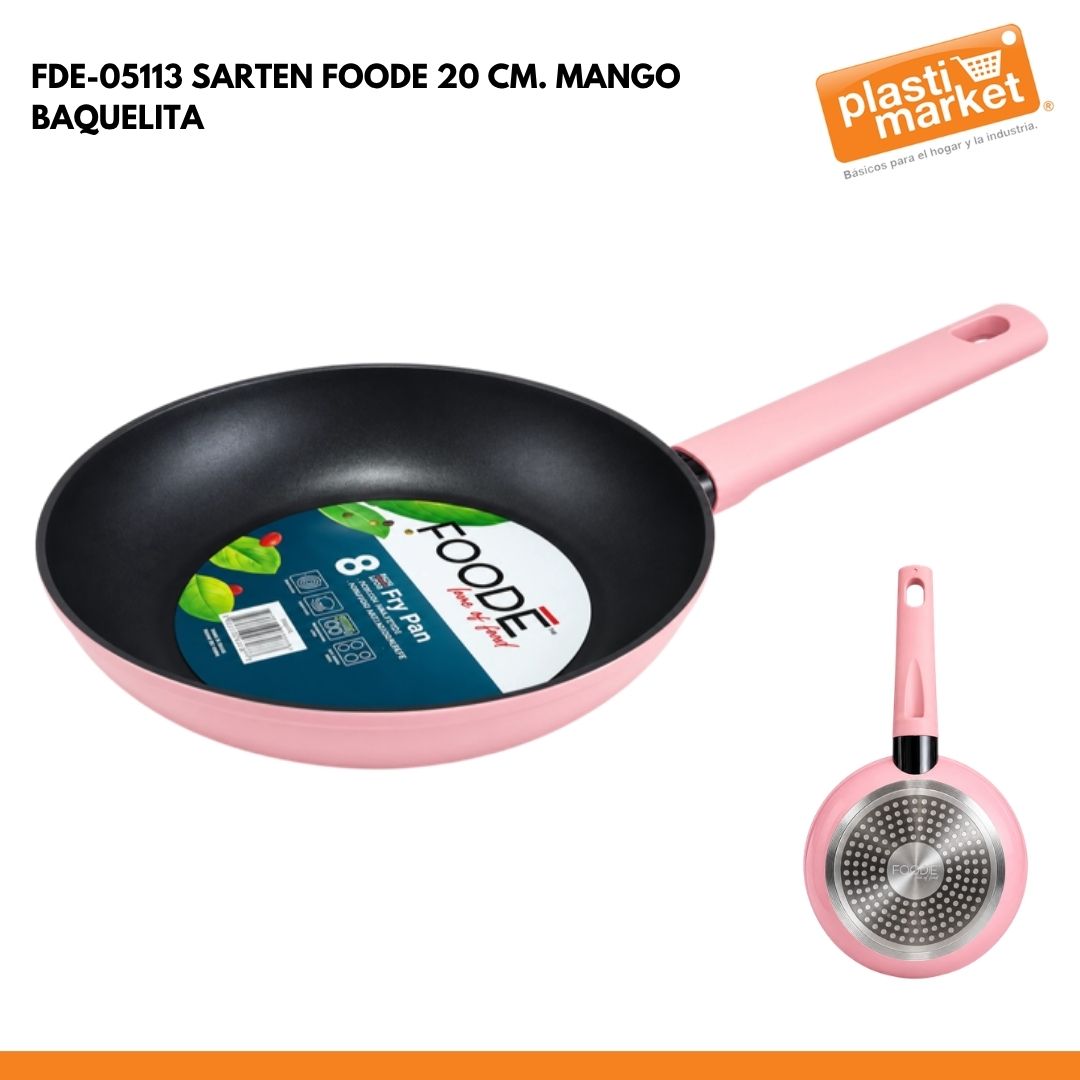 FDE-05113 SARTEN FOODE 20 CM. MANGO BAQUELITA
