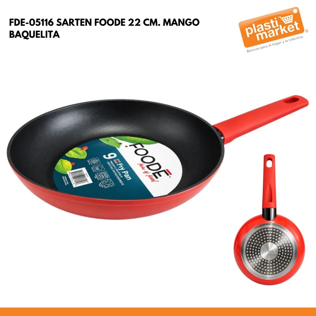 FDE-05116 SARTEN FOODE 22 CM. MANGO BAQUELITA