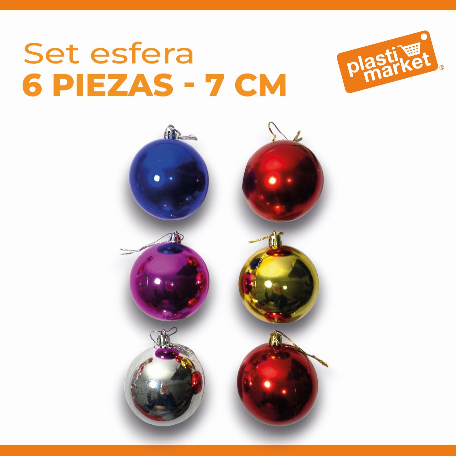 GD2008A-7 SET ESFERA 6 PZ. 7 CM.