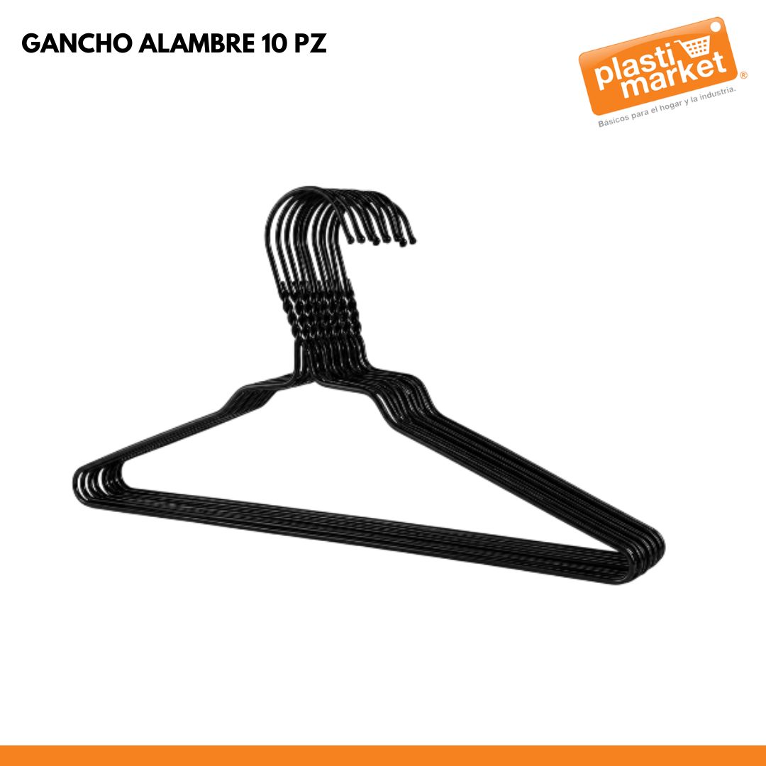 GANCHO ALAMBRE 10 PZ.