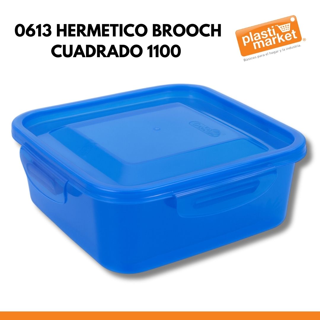 0613 HERMETICO BROOCH CUADRADO 1100