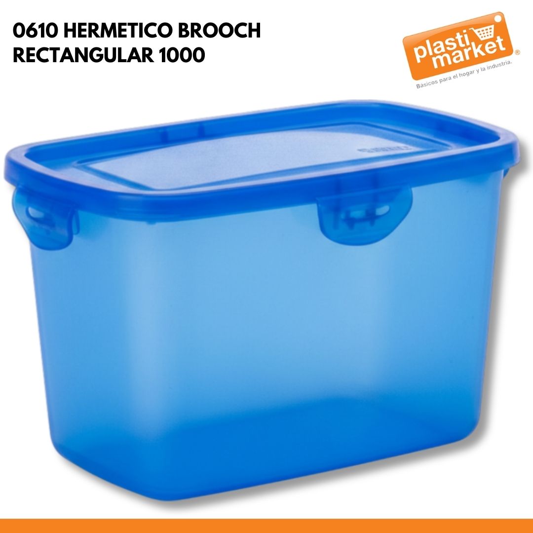 0610 HERMETICO BROOCH RECTANGULAR 1000