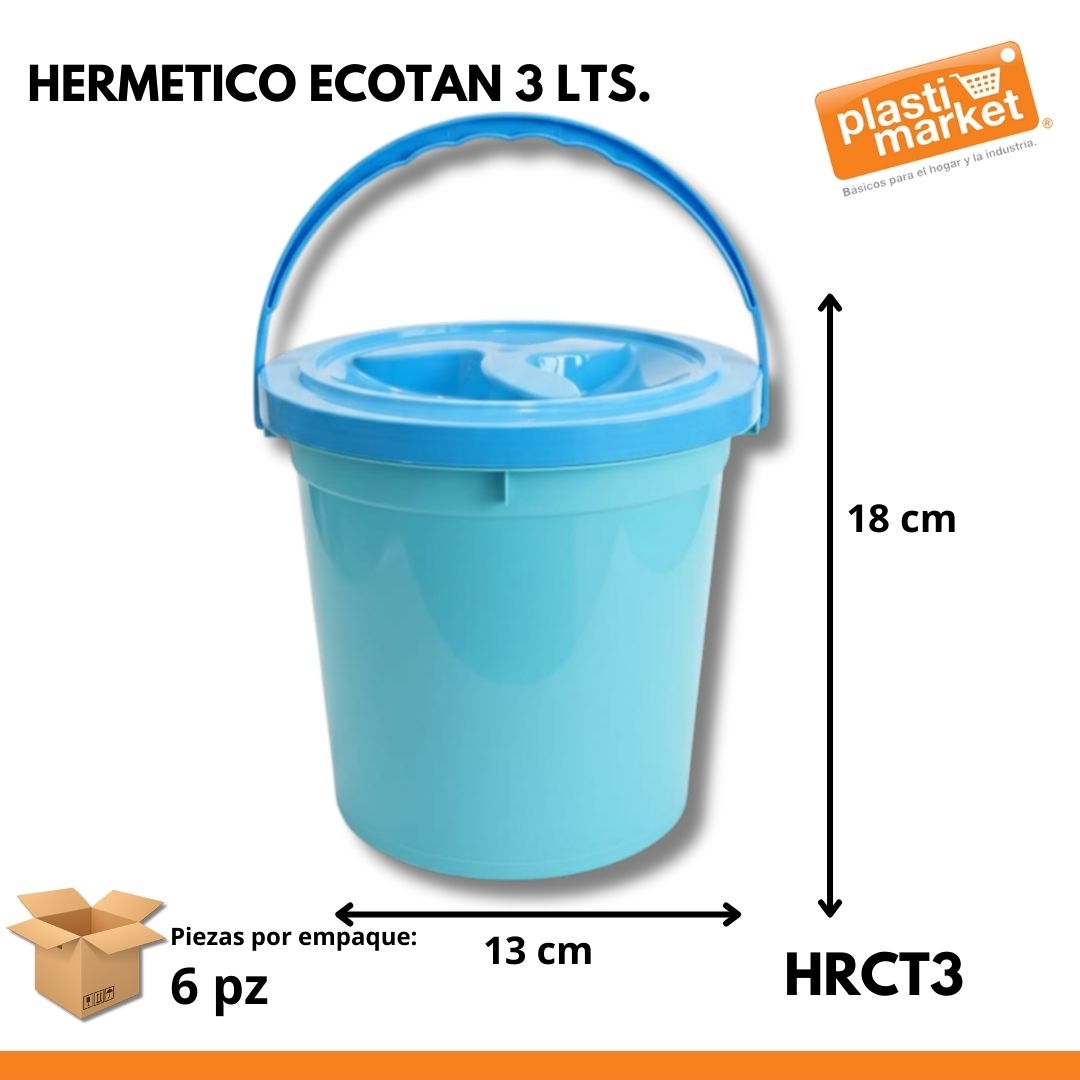 HERMETICO ECOTAN 3 LTS.