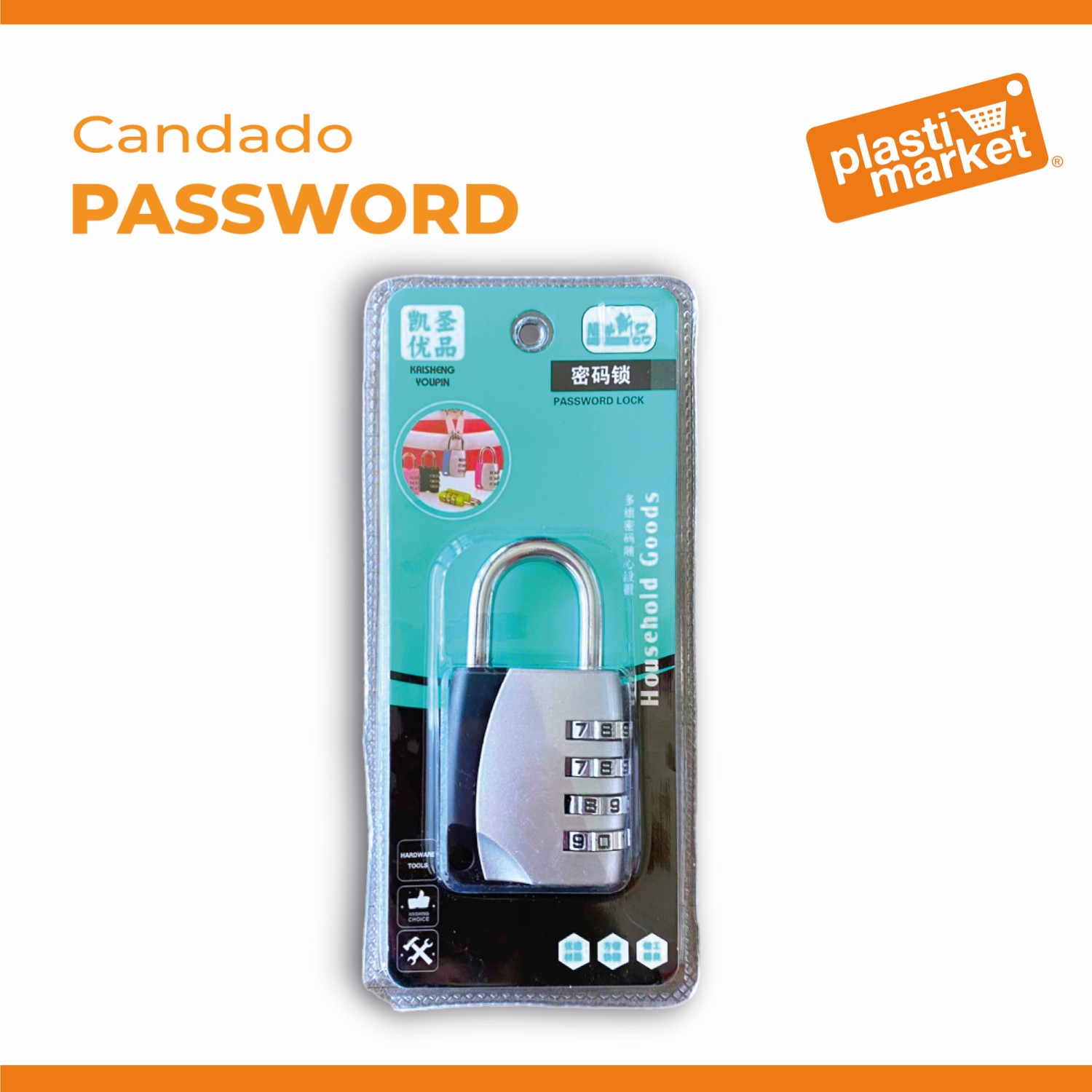 K-018 CANDADO PASSWORD