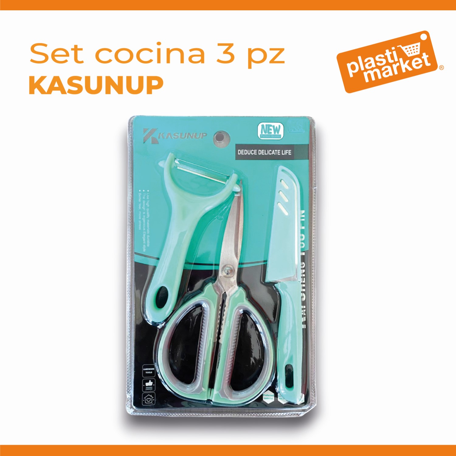 K-139 SET COCINA 3 PZ. KASUNUP
