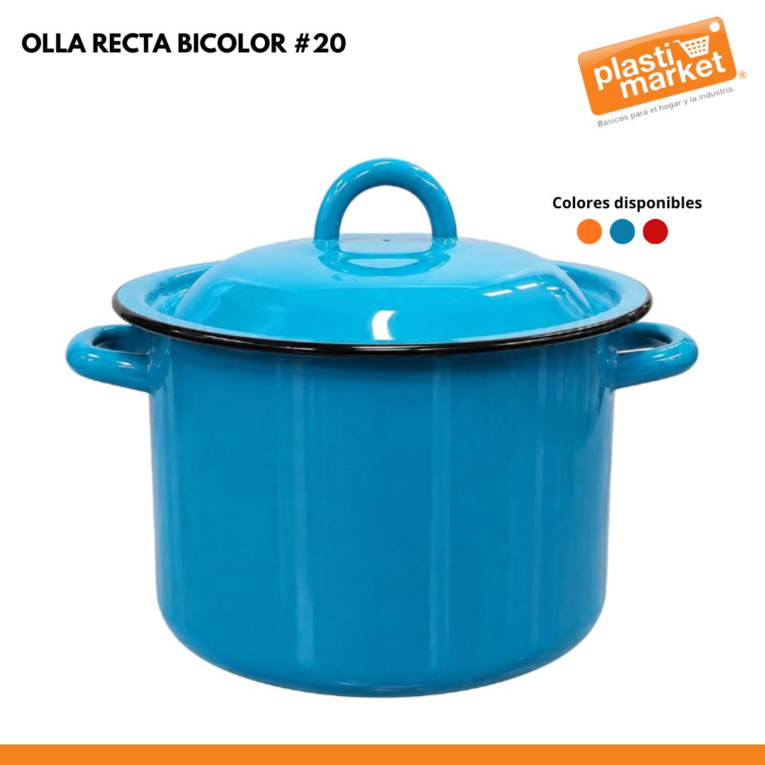 OLLA RECTA BICOLOR #20