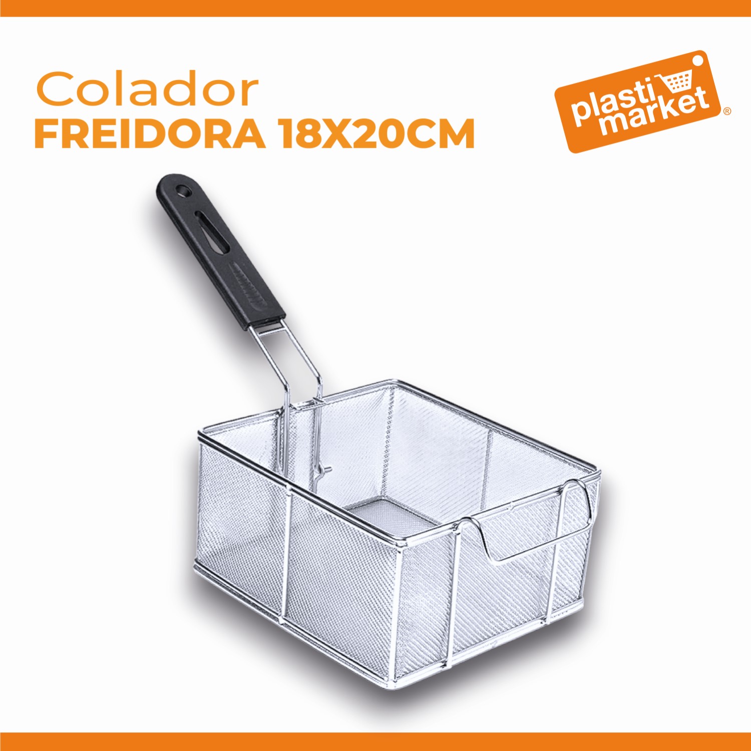 LS2650 COLADOR FREIDORA 18X20 CM.