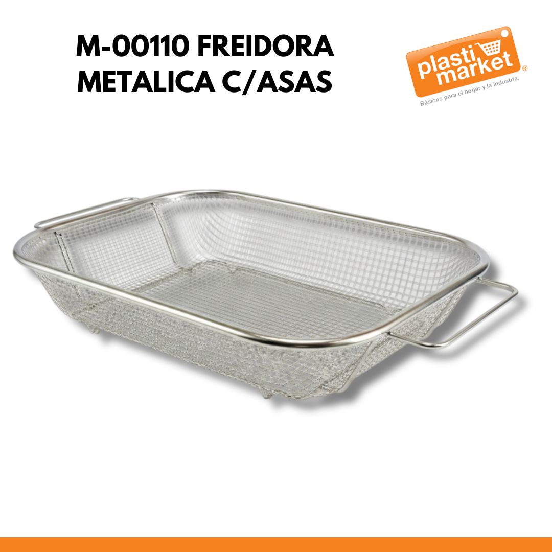 M-100110 FREIDORA METALICA C/ASAS