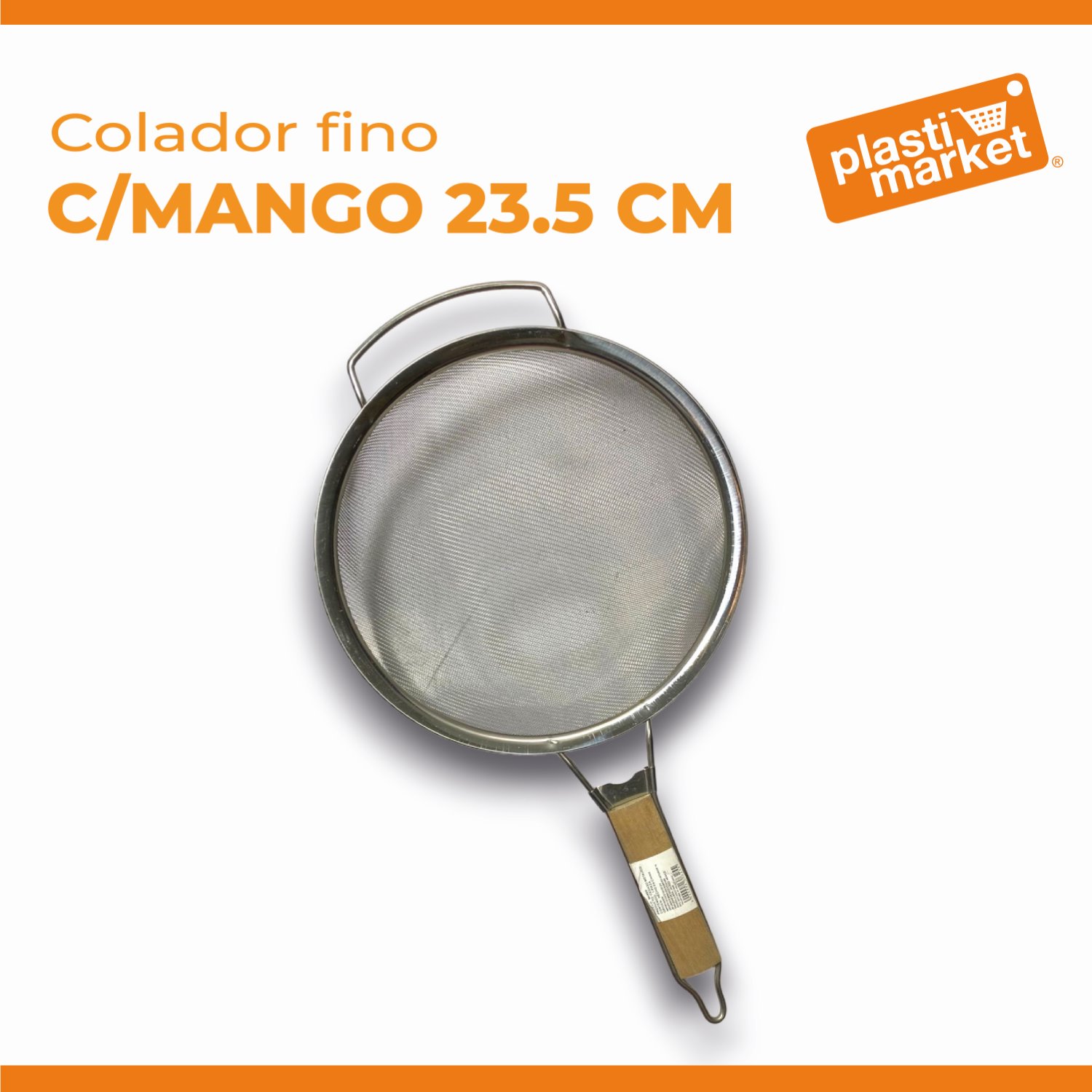 M4999 COLADOR FINO C/MANGO 23.5 CM.