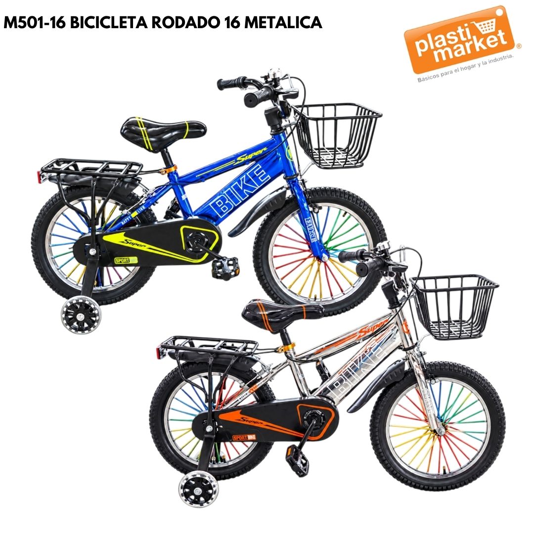 M501-16 BICICLETA RODADO 16 METALICA