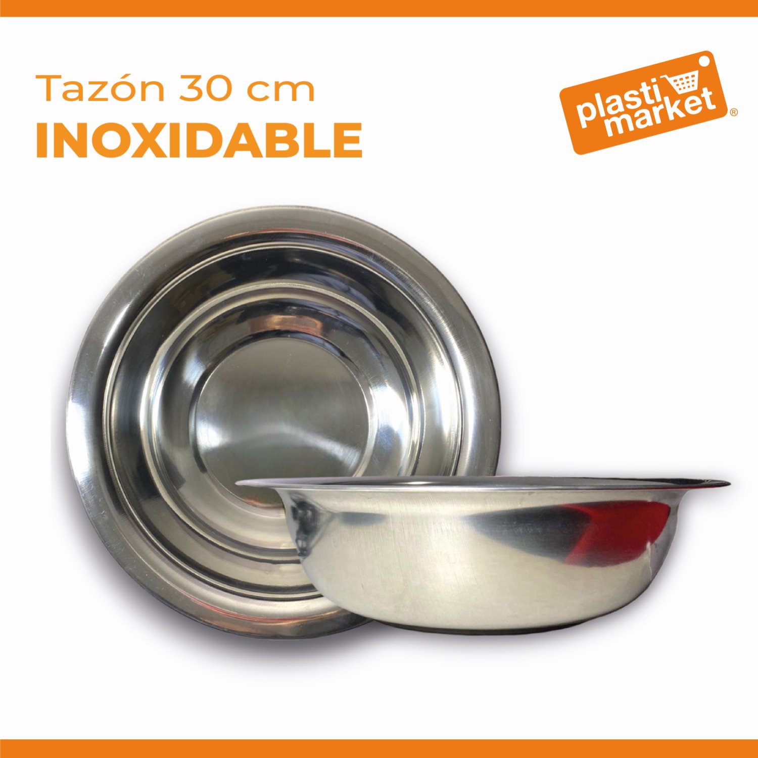 M5065 TAZON INOXIDABLE 30 CM.