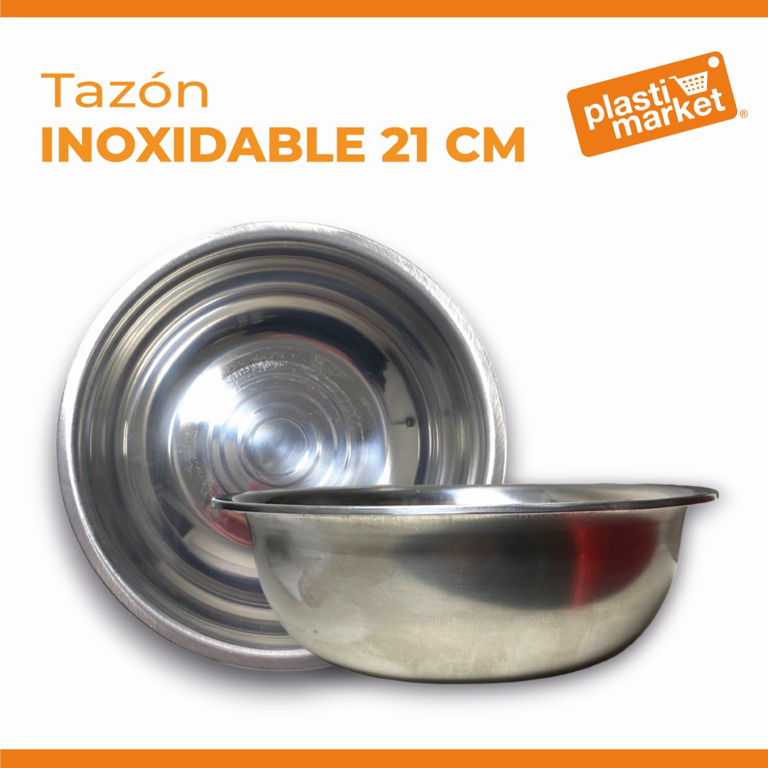 M5071 TAZON INOXIDABLE 21 CM.