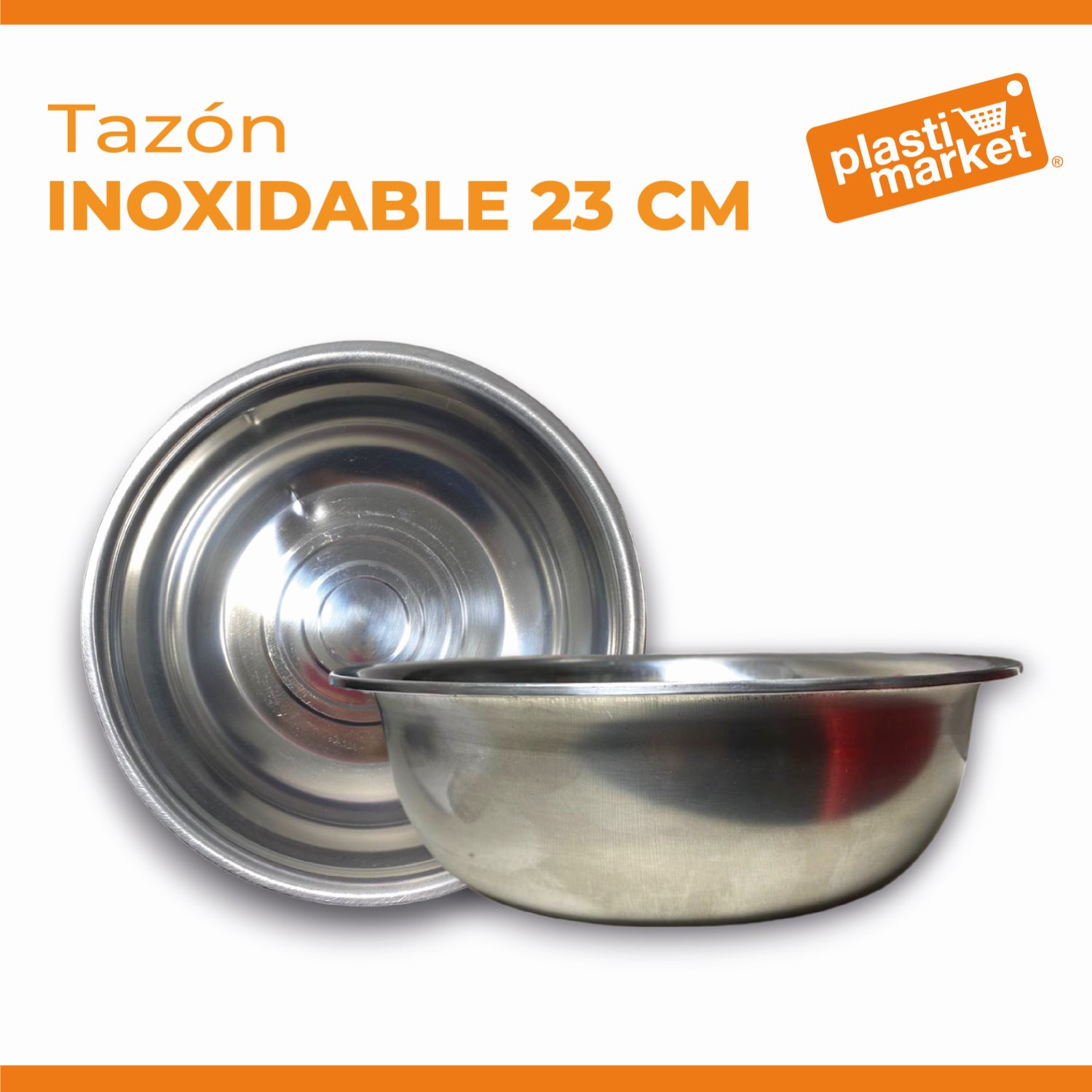 M5072 TAZON INOXIDABLE 23 CM.