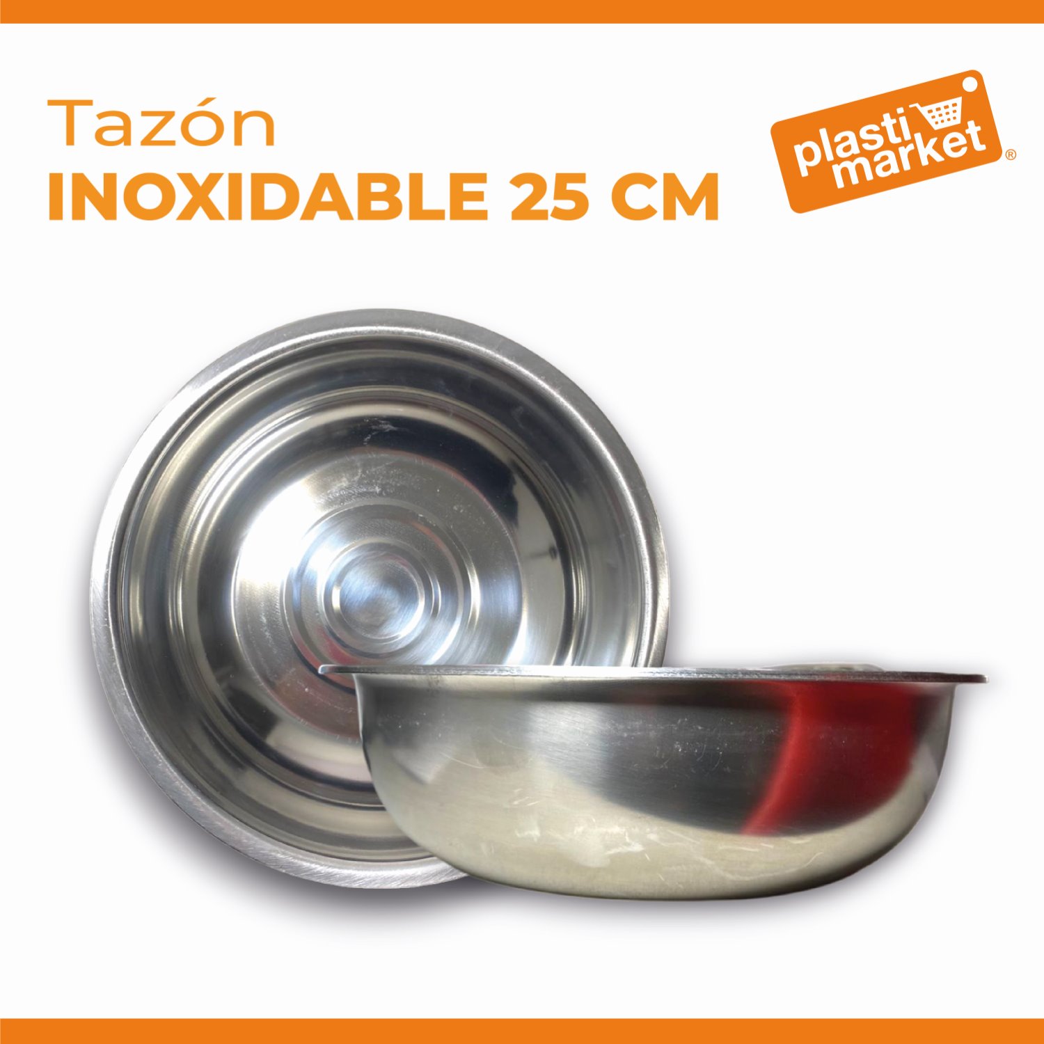 M5073 TAZON INOXIDABLE 25 CM.