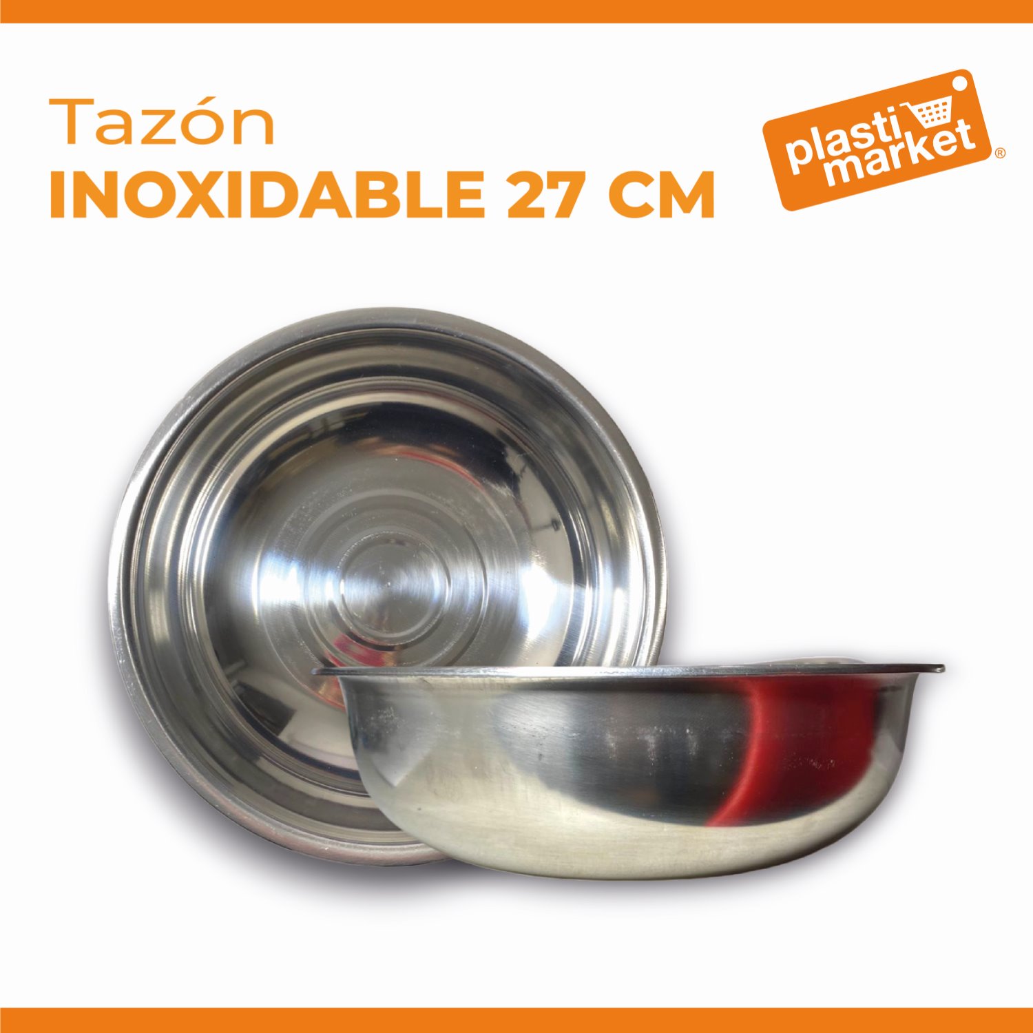 M5074 TAZON INOXIDABLE 27 CM.