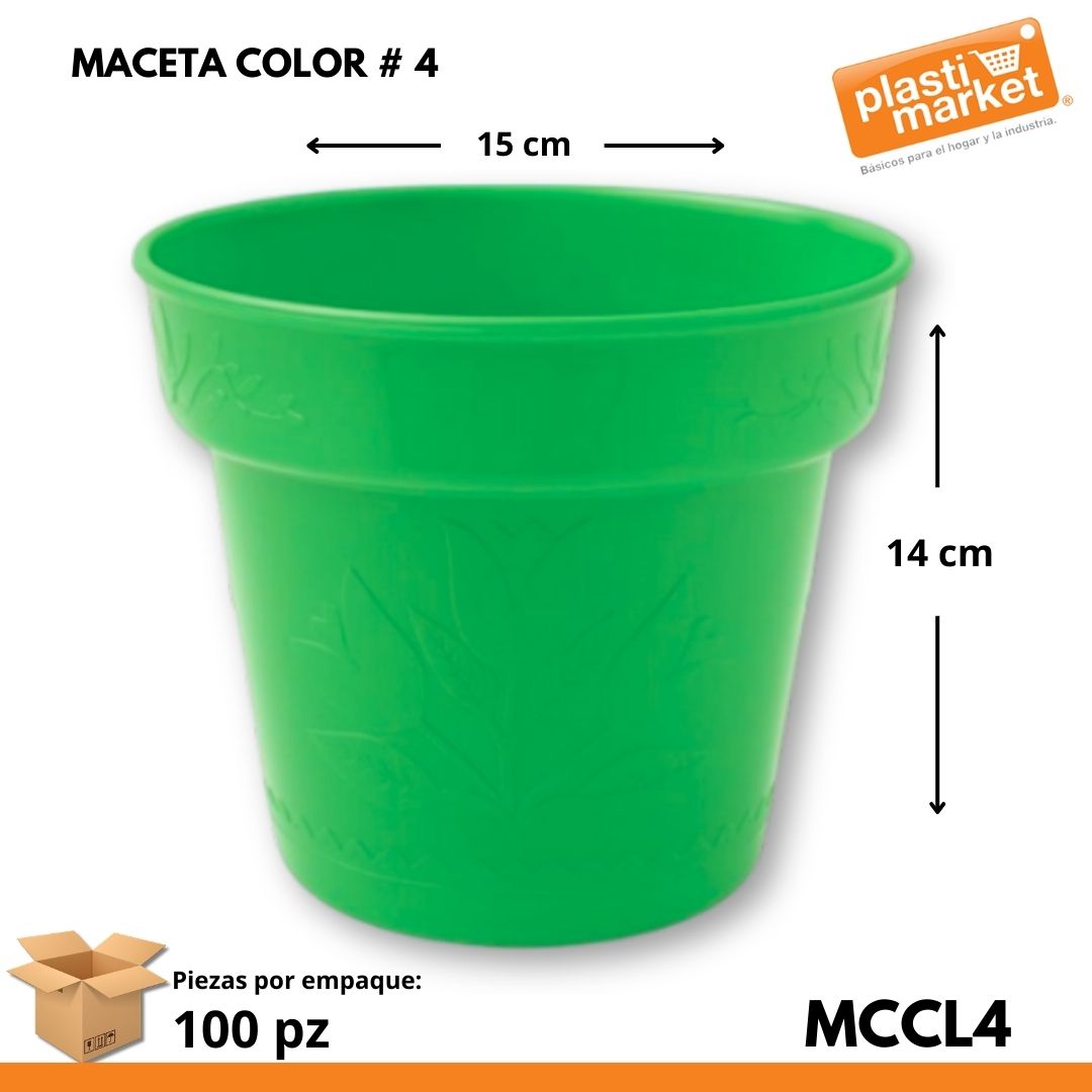 MACETA COLOR # 4