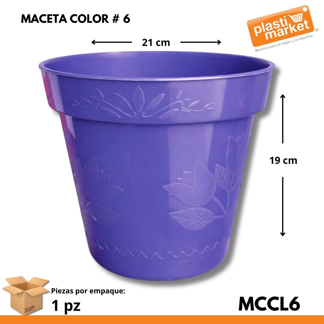MACETA COLOR # 6