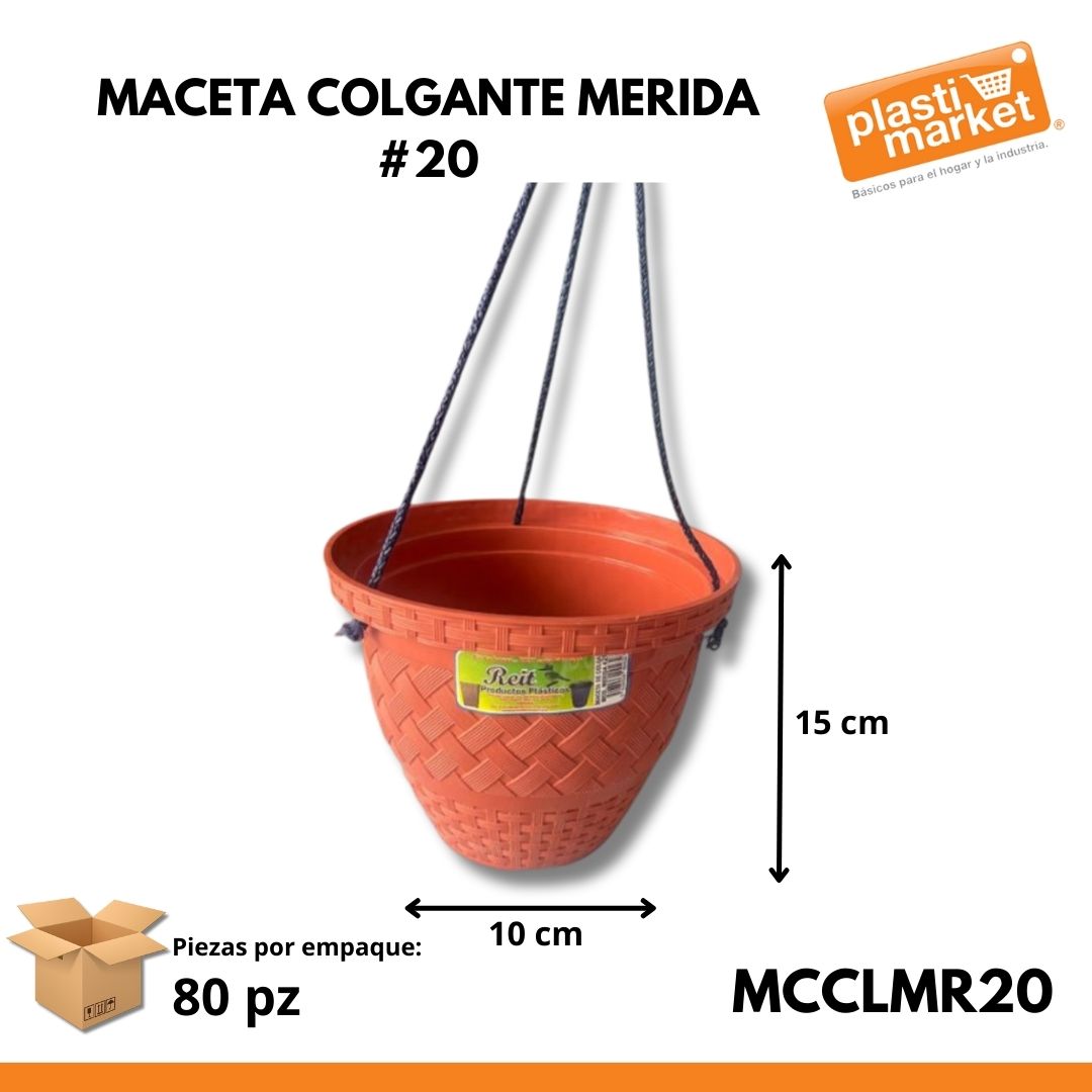 MACETA COLGANTE MERIDA #20
