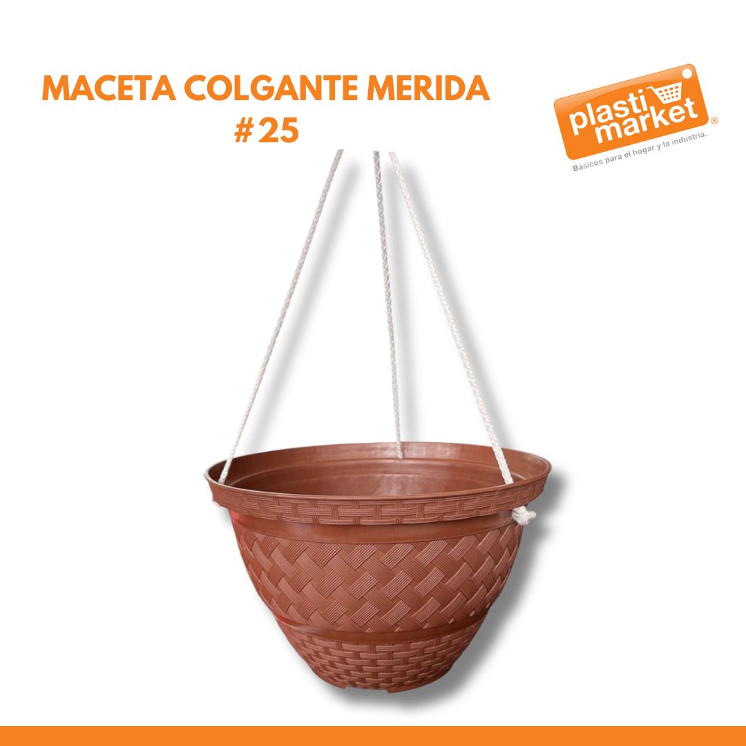 MACETA COLGANTE MERIDA #25