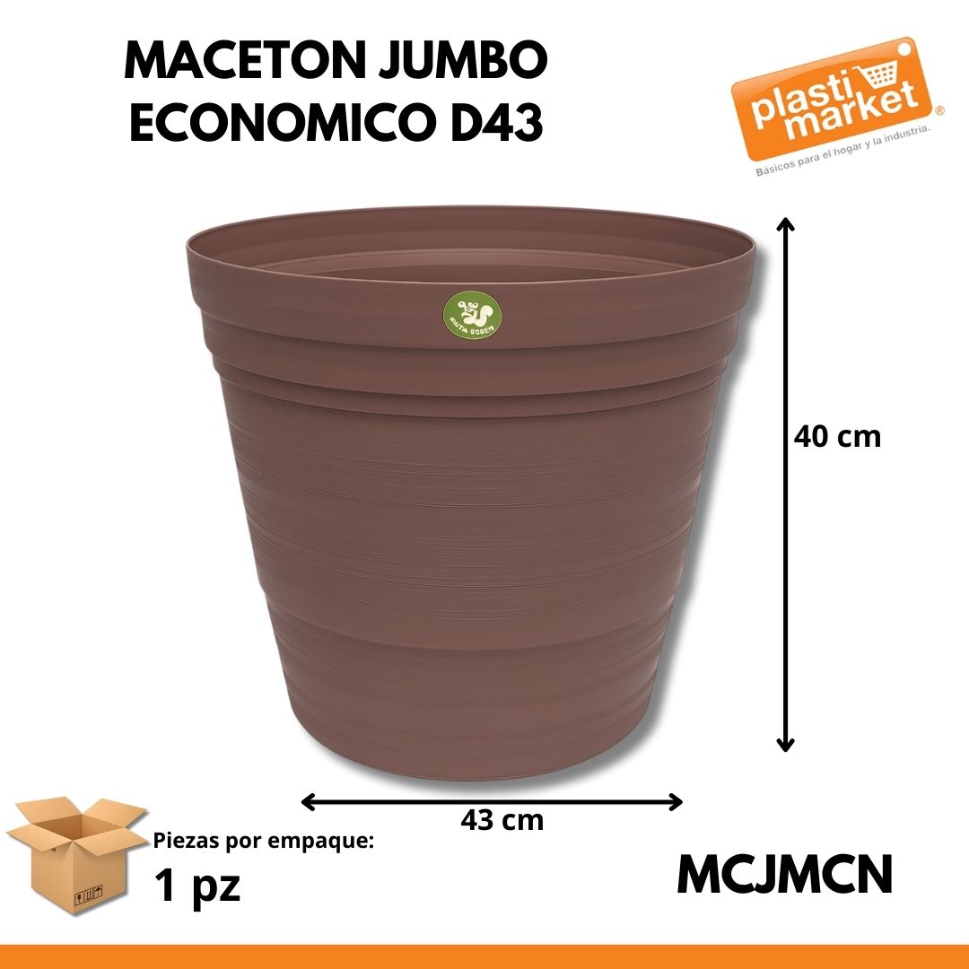 MACETON JUMBO ECONOMICO D43