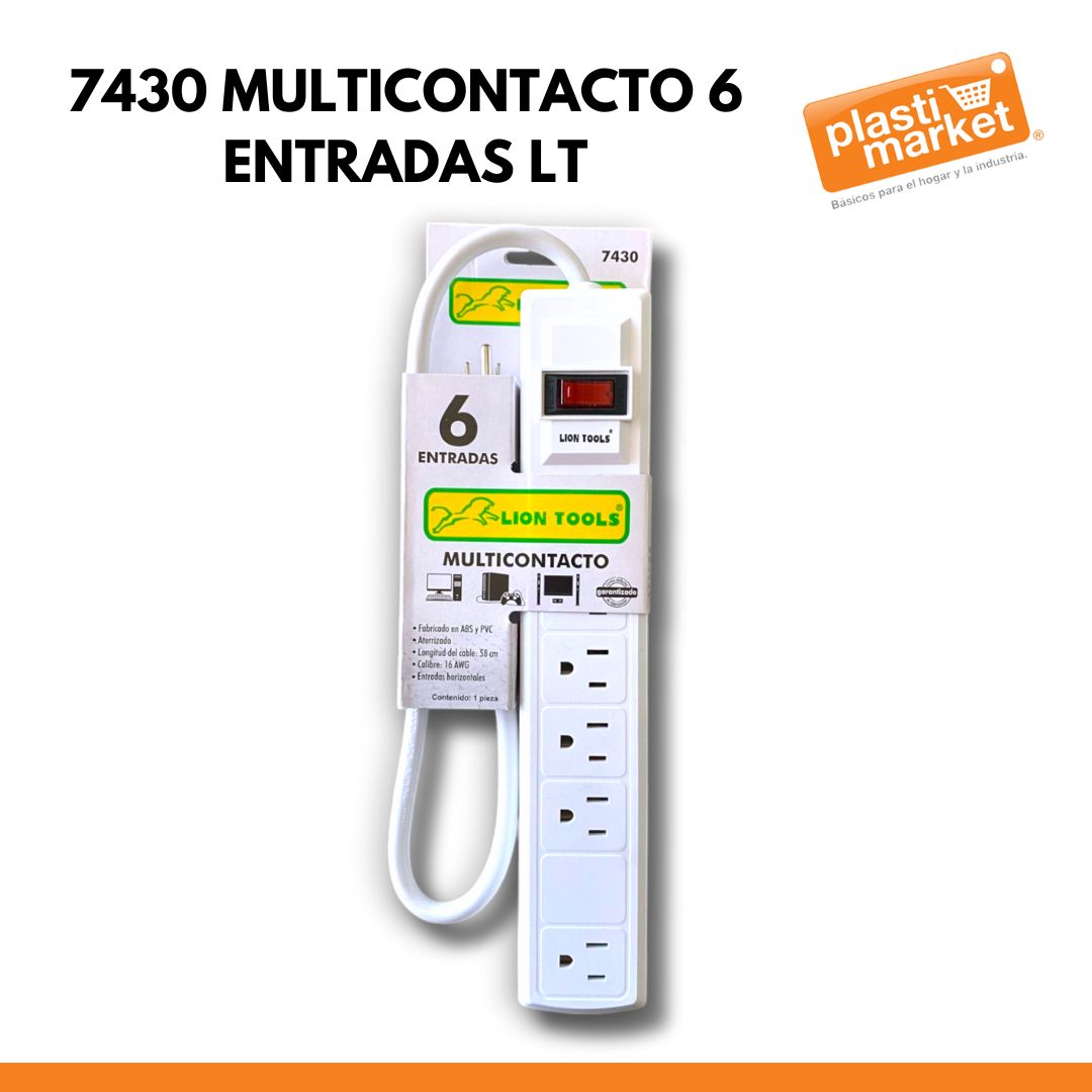 7430 MULTICONTACTO 6 ENTRADAS LT