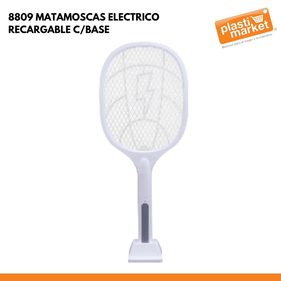 8809 MATAMOSCAS ELECTRICO RECARGABLE C/BASE
