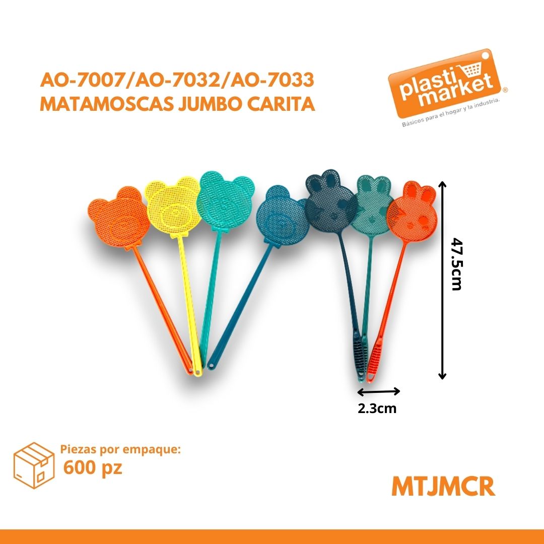 AO-7007/AO-7032/AO-7033 MATAMOSCAS JUMBO CARITA