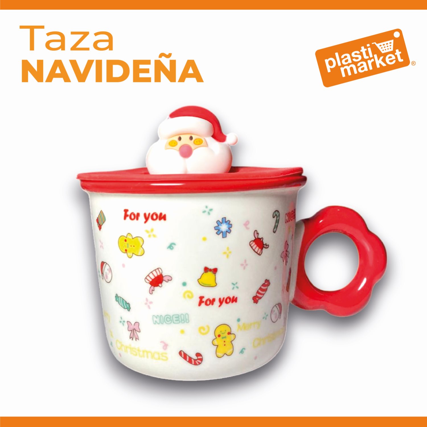 MTR244050 TAZA NAVIDEÑA
