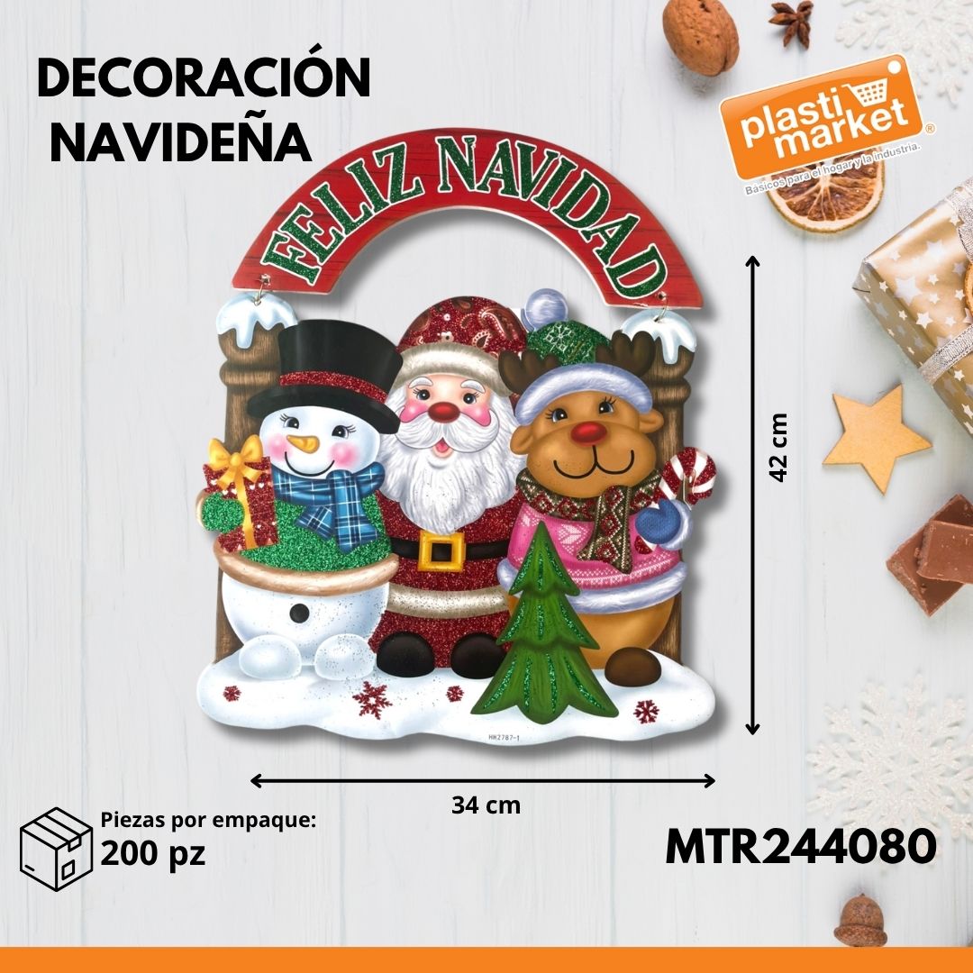 MTR244080 DECORACION NAVIDEÑA