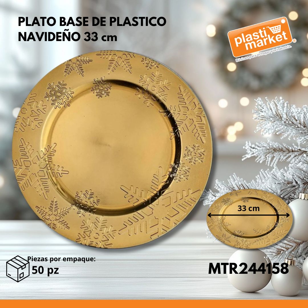 MTR244158 PLATO BASE DE PLASTICO