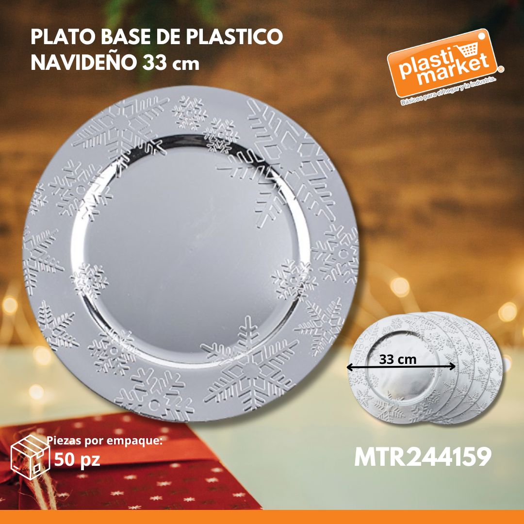 MTR244159 PLATO BASE DE PLASTICO