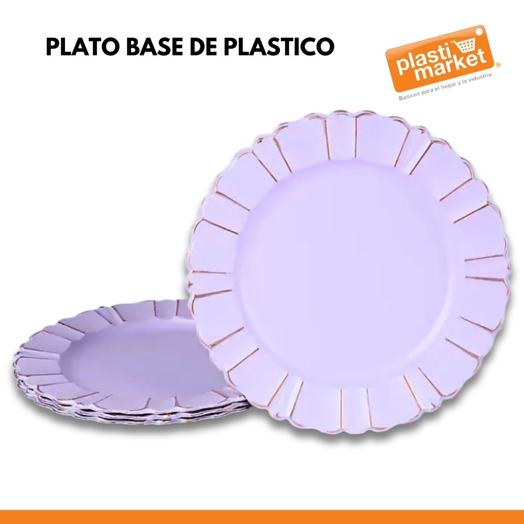 MTR244169 PLATO BASE DE PLASTICO