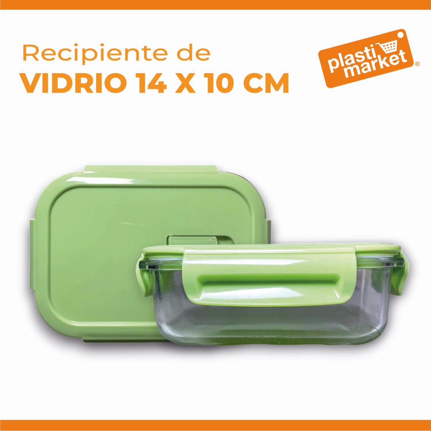 MTR244192 RECIPIENTE DE VIDRIO 14X10 CM.