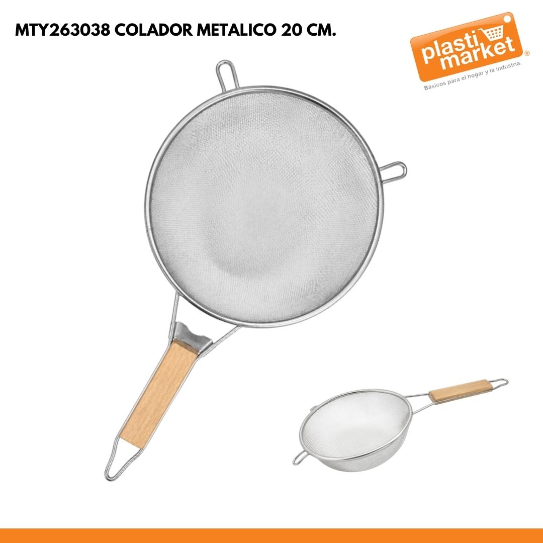 MTY263038 COLADOR METALICO 20 CM.