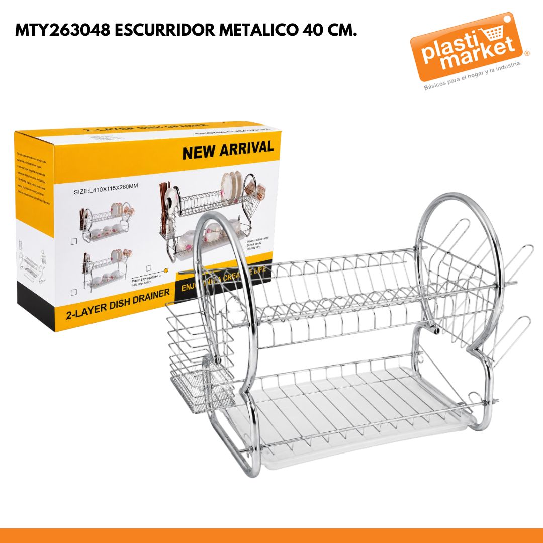 MTY263048 ESCURRIDOR METALICO 40 CM.